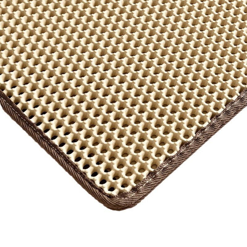 Waterproof Pet Cat Litter Mat Double Layer