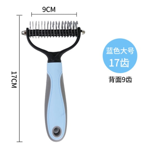 Cat Hair Removal Comb Brush Double Sided