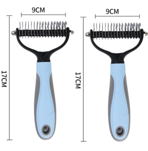 Cat Hair Removal Comb Brush Double Sided