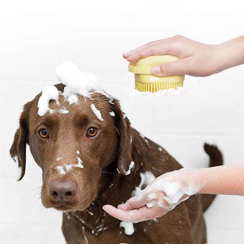 Puppy Bathroom Massage Gloves Brush