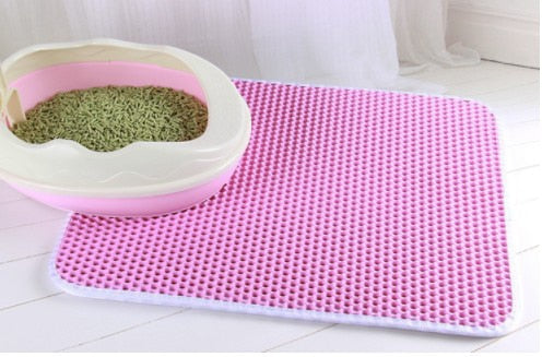 Waterproof Pet Cat Litter Mat Double Layer
