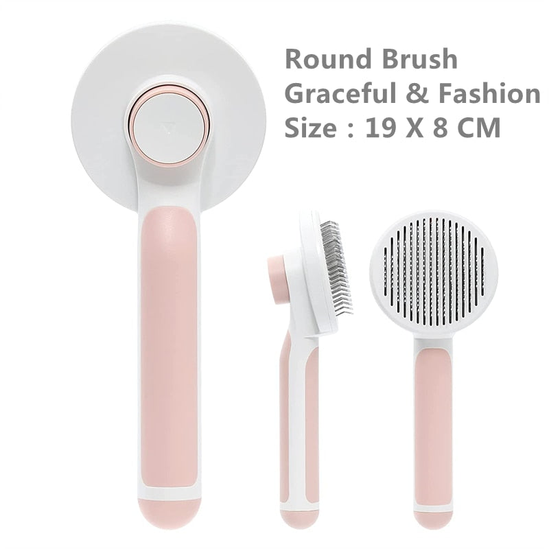 Dog & Cat Grooming Comb Removes Loose Under-layers and Tangled Hair,