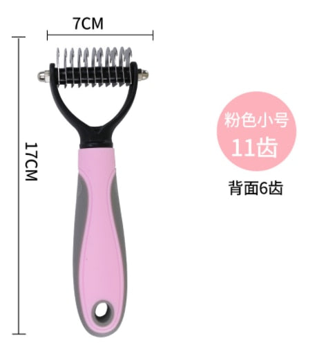 Cat Hair Removal Comb Brush Double Sided