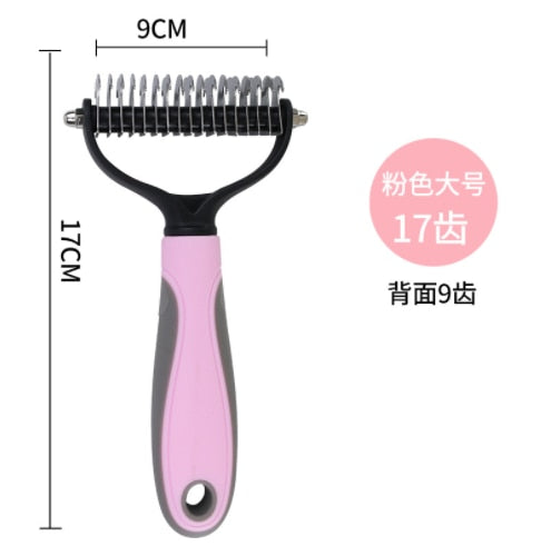 Cat Hair Removal Comb Brush Double Sided
