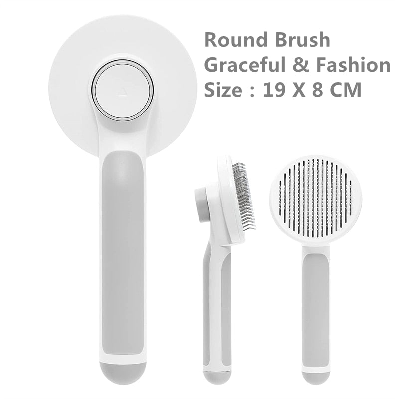Dog & Cat Grooming Comb Removes Loose Under-layers and Tangled Hair,
