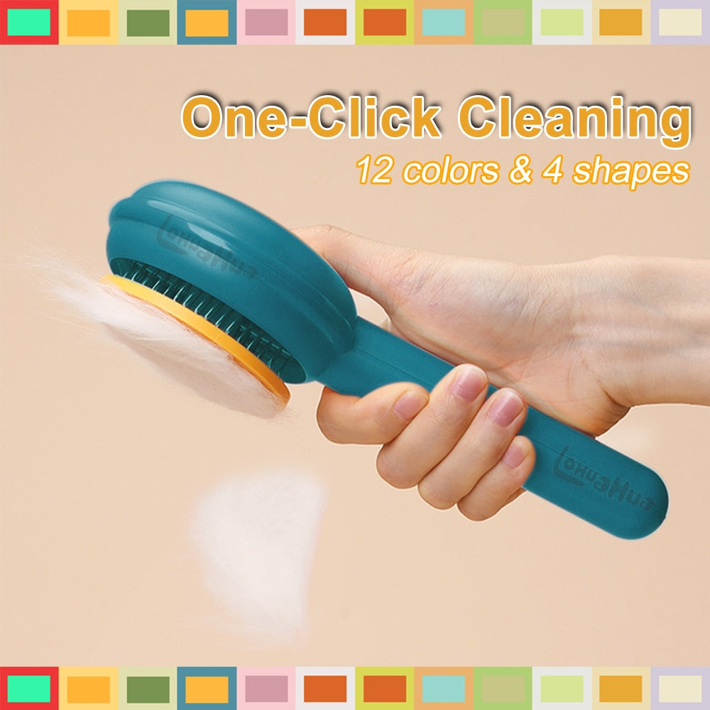 Hamburger Cat Brush Comb Avoid Hairball