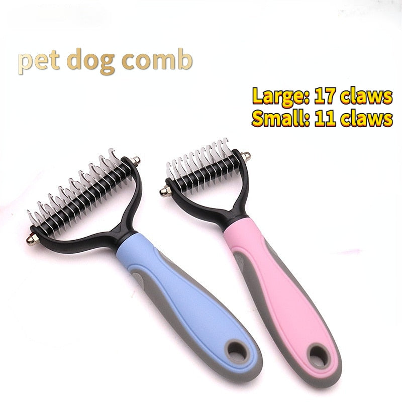 Cat Hair Removal Comb Brush Double Sided